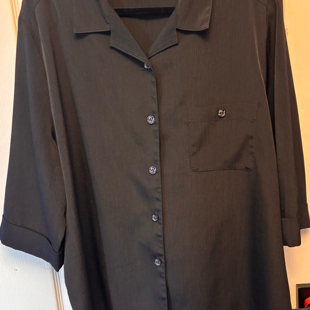 Allison Daley Elegant Black Blouse